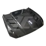 004 Style Carbon Fiber Fibre Front Bonnet Engine Hood for Ford Mustang 2018-2023