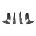 Genuine carbon fiber side vent door handle covers for 20-inch Corvette C8