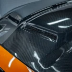 Super Snake Carbon Fiber Fibre Front Bonnet Engine Hood Two Vents for Ford Mustang 2018-2023 - Image 2