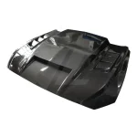 003 Style Carbon Fiber Fibre Front Bonnet Engine Hood for Ford Mustang 2018-2023 - Image 3