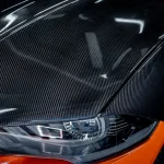 Super Snake Carbon Fiber Fibre Front Bonnet Engine Hood Two Vents for Ford Mustang 2018-2023 - Image 6