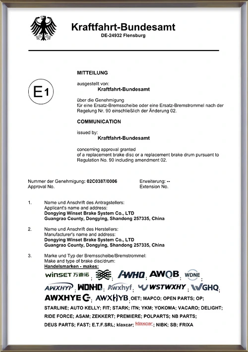 ICOOH EU certificate