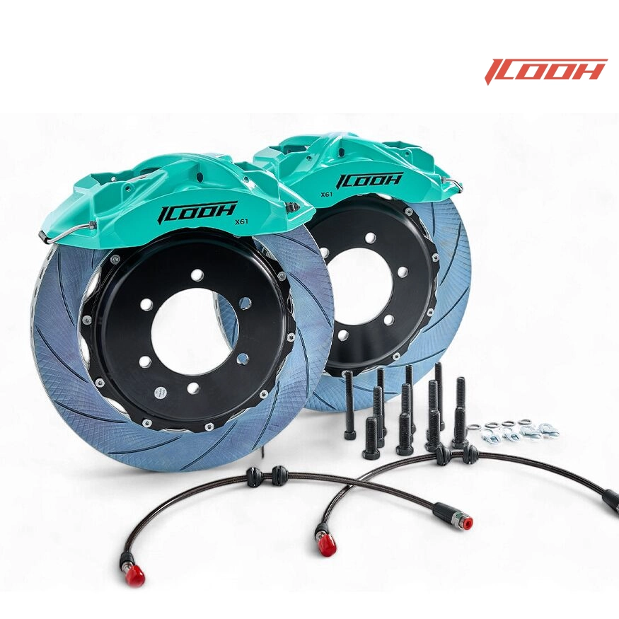 icooh-x6-blue-brake-kits-1 ICOOH X6 Six-piston brake caliper kits suitable for 18, 19 and 21-inch wheels - Image 1