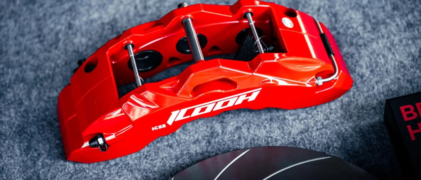 Red performance brake calipers and rotor cost guide